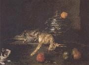 Jean Baptiste Simeon Chardin Partridge and hare cat oil painting picture wholesale